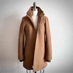 J.CREW ITALIAN STADIUM CLOTH NELLO GORI WOOL MINIMALIST COAT